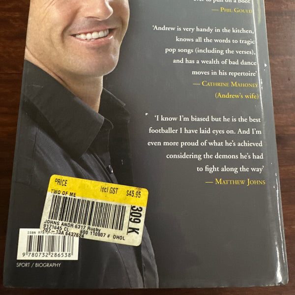 The Two of Me - Andrew Johns (Hardcover)