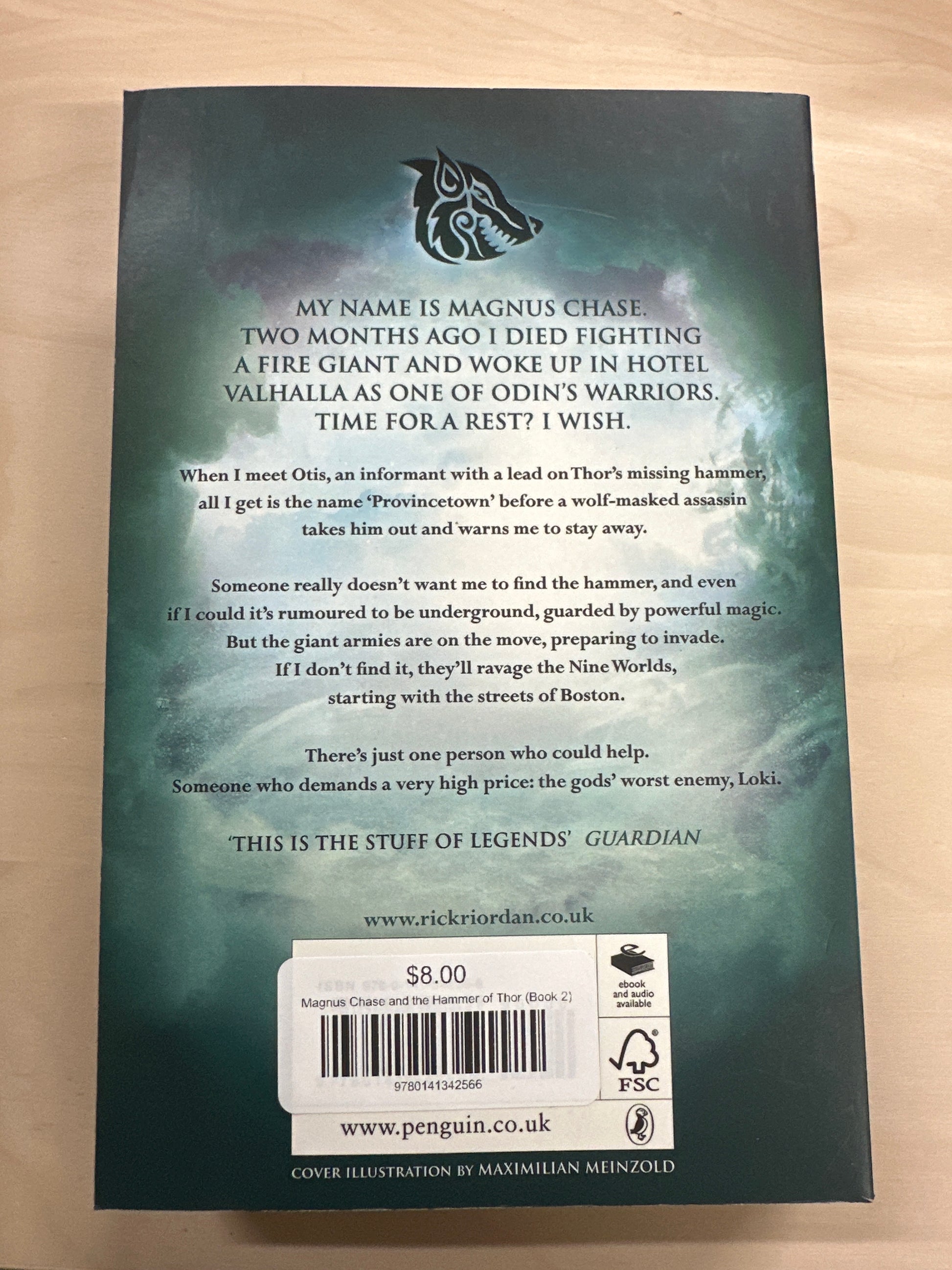 Magnus Chase and the Hammer of Thor (Book 2)