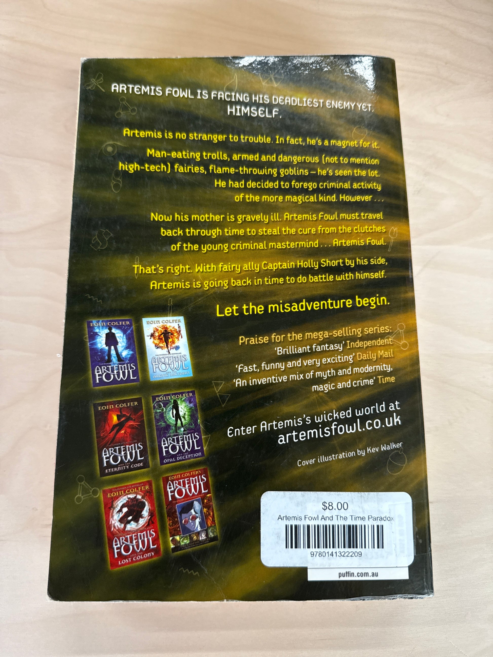 Artemis Fowl And The Time Paradox