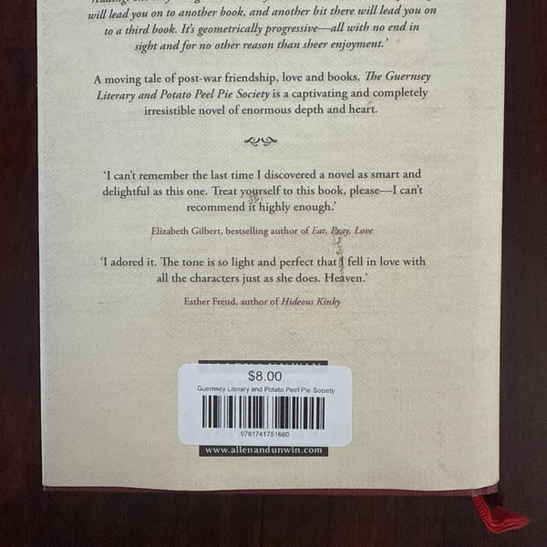 Guernsey Literary and Potato Peel Pie Society