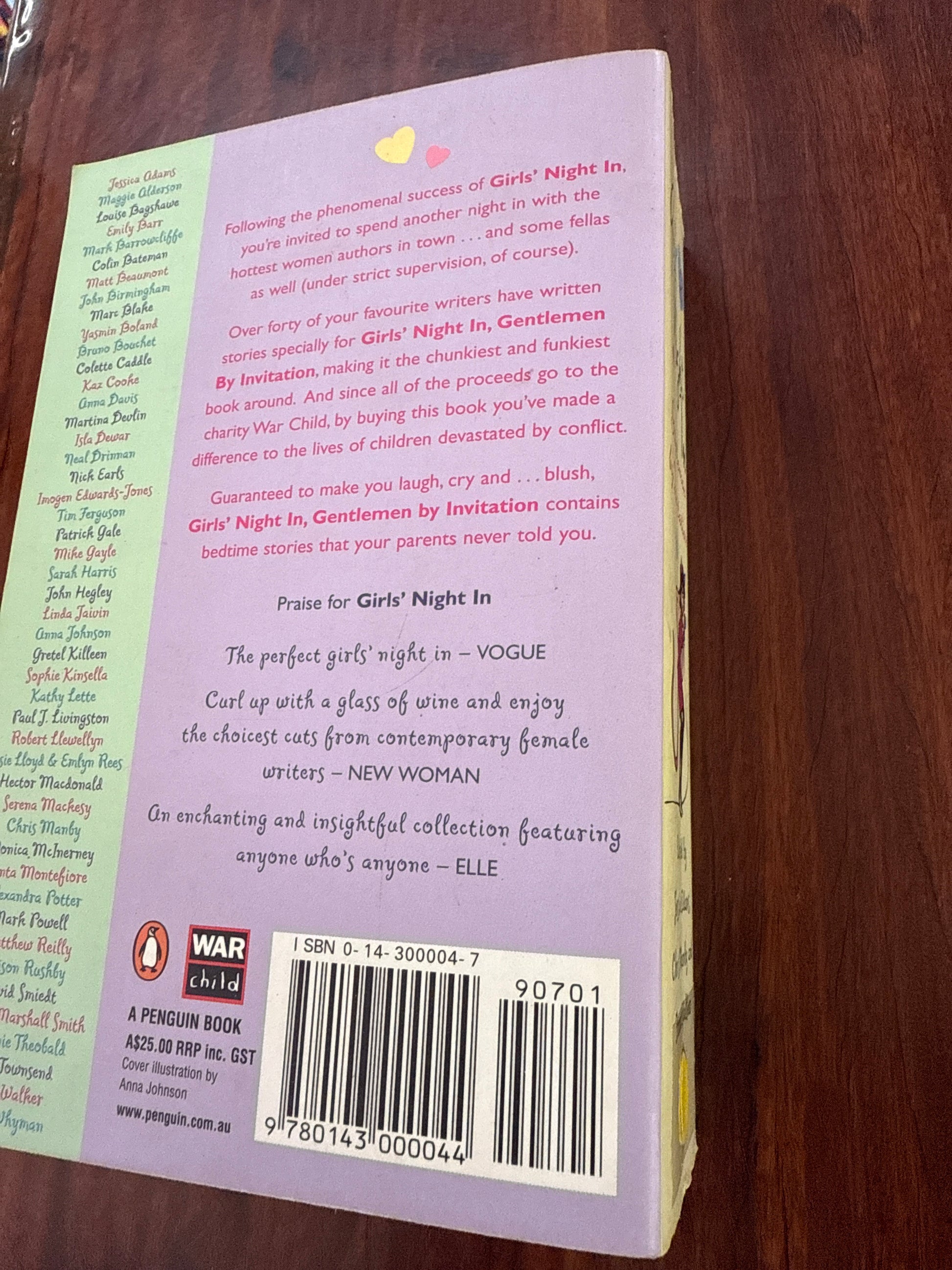 Girls' Night In, Gentlemen By Invitation