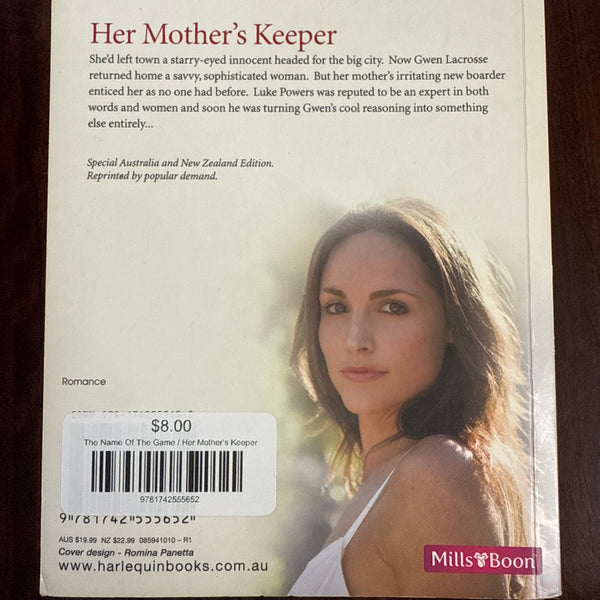 The Name Of The Game / Her Mother's Keeper