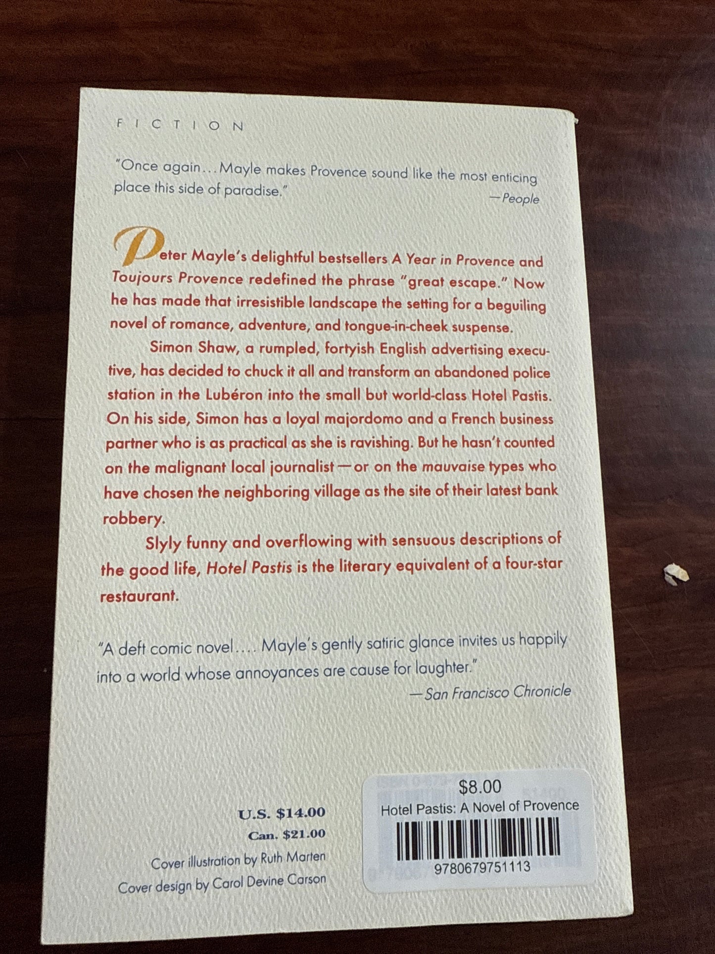 Hotel Pastis: A Novel of Provence