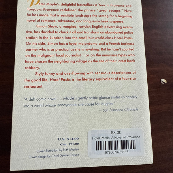 Hotel Pastis: A Novel of Provence