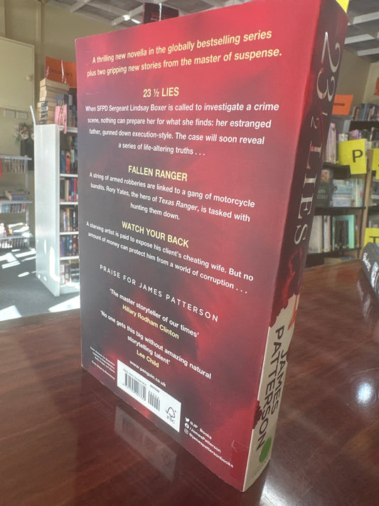 James Patterson 23 1/2 Lies back cover