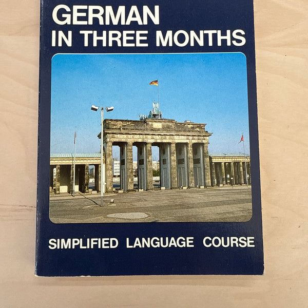 German in Three Months