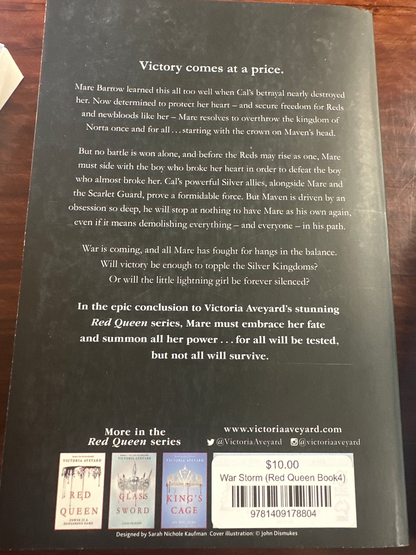 War Storm (Red Queen Book4)