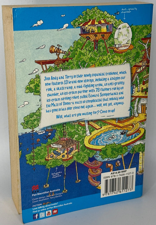 Andy Griffiths The 26-Storey Treehouse back cover used books