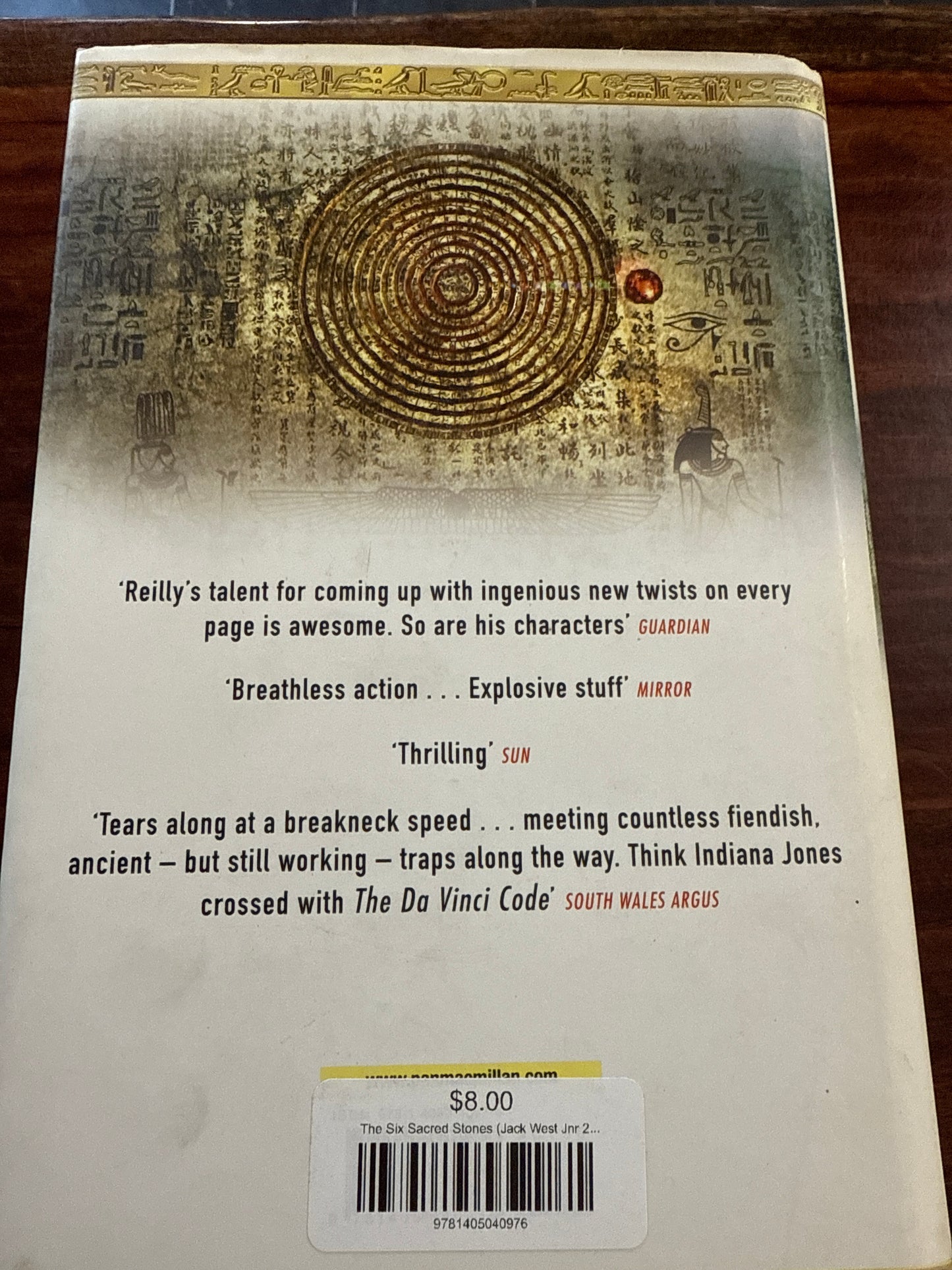 The Six Sacred Stones (Jack West Jnr 2) (Hardcover)