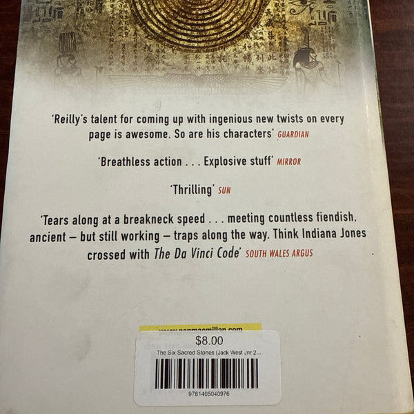 The Six Sacred Stones (Jack West Jnr 2) (Hardcover)