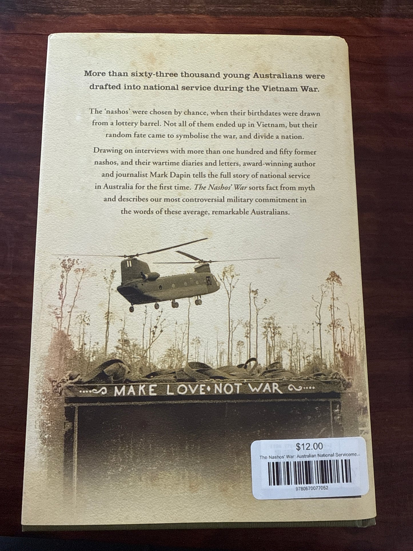 The Nashos' War: Australian National Servicemen and Vietnam (Hardcover)