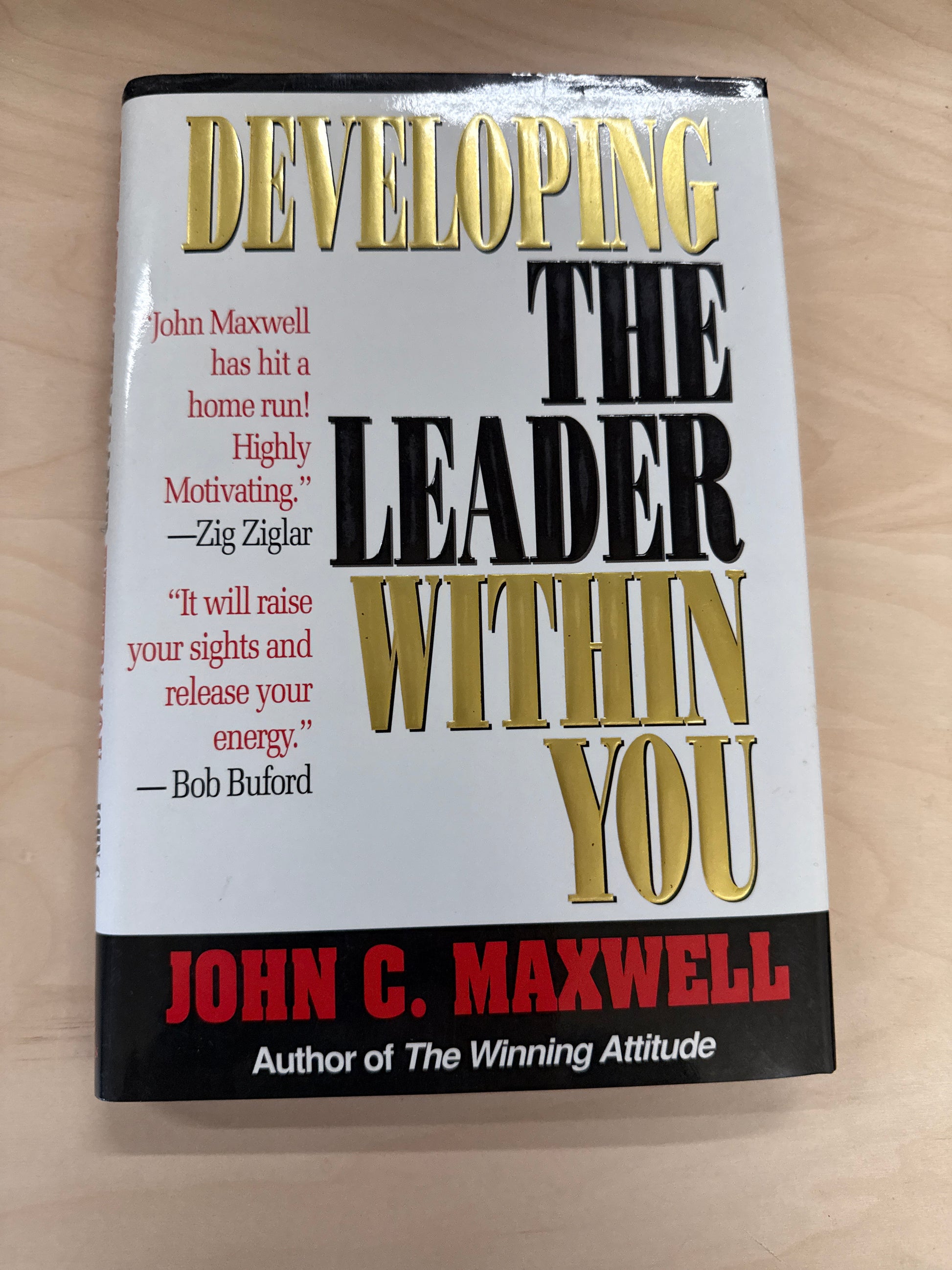 Developing the Leader Within You (Hardcover)
