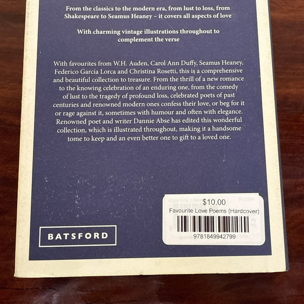 Favourite Love Poems (Hardcover)