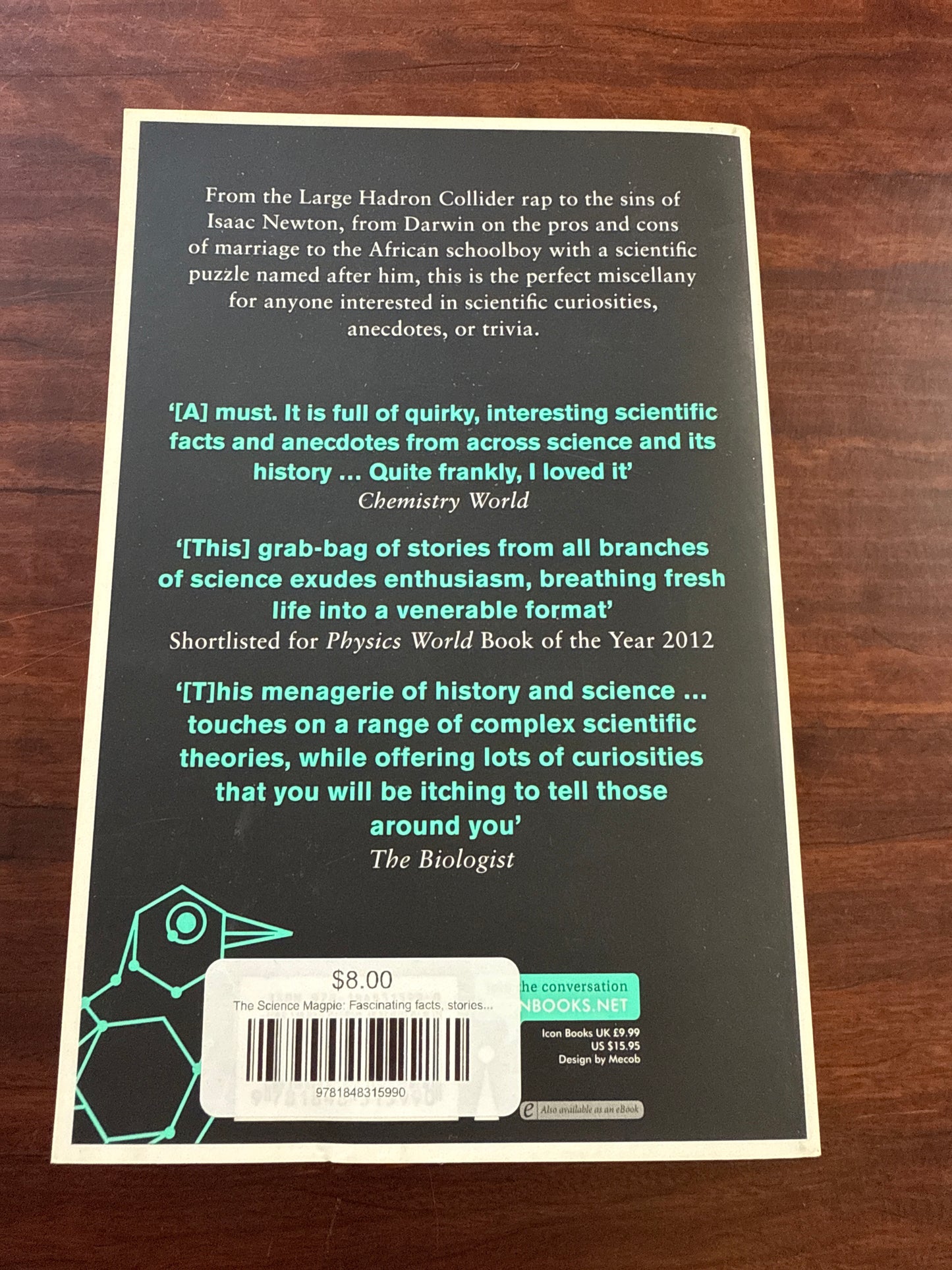 The Science Magpie: Fascinating facts, stories, poems, diagrams and jokes plucked from science