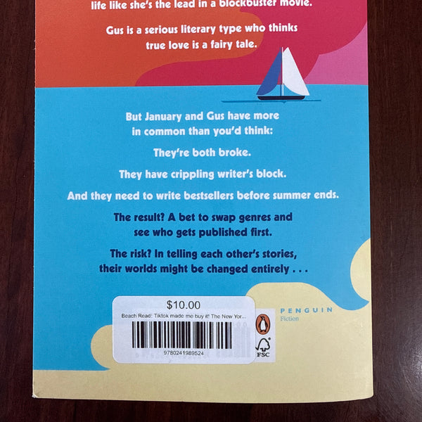 Beach Read: Tiktok made me buy it! The New York Times bestselling laugh-out-loud love story you'll want to escape with this summer