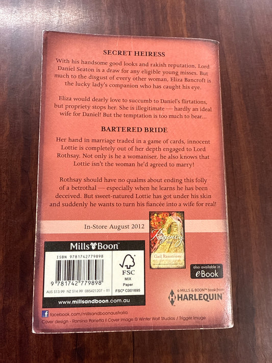 Regency Mischief: Secret Heiress / Bartered Bride