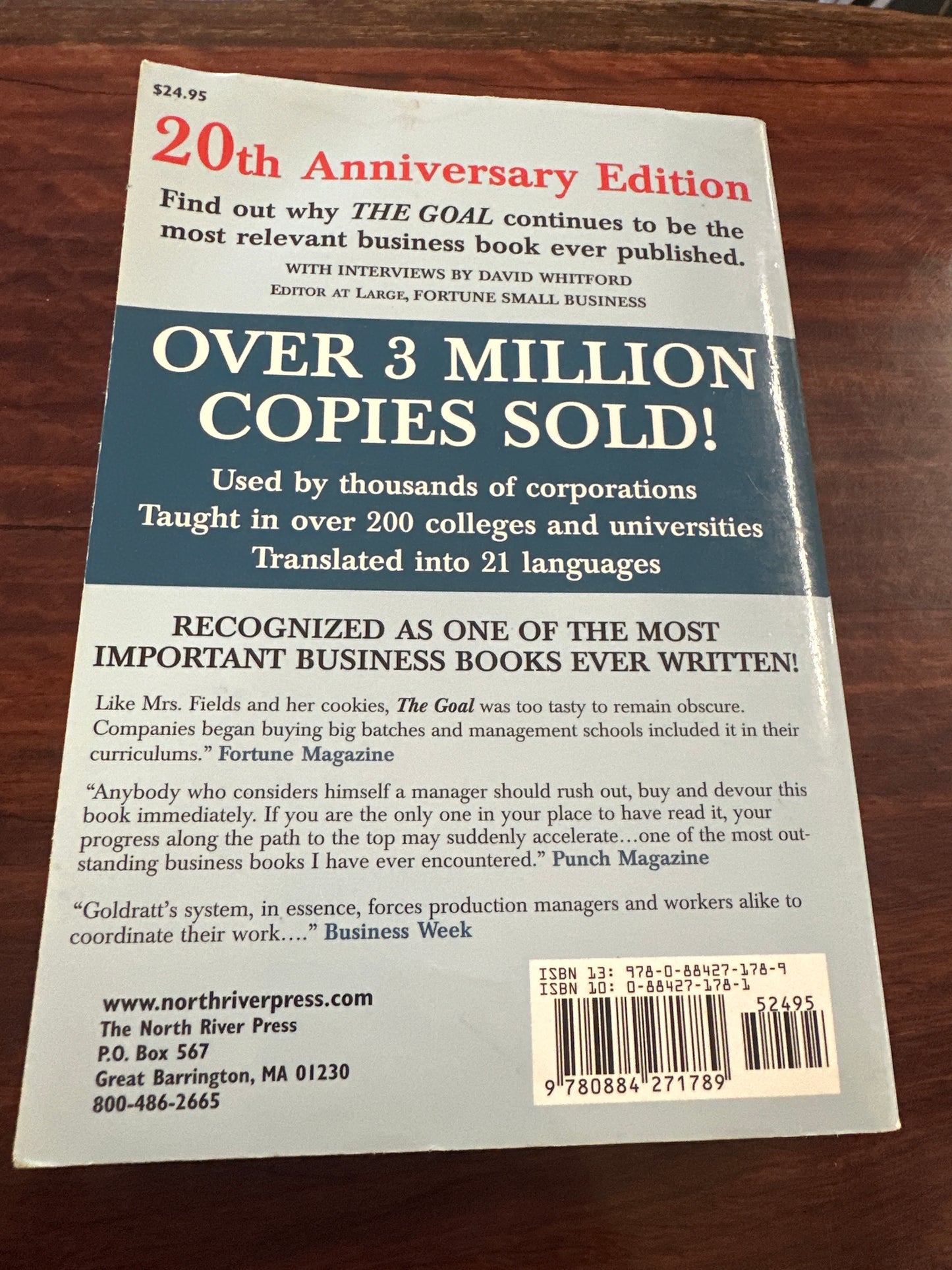 The Goal: A Process of Ongoing Improvement