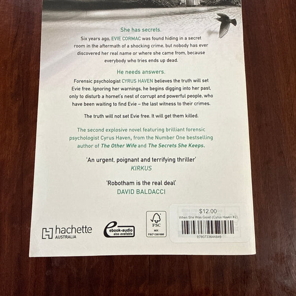 When She Was Good (Cyrus Haven #2)