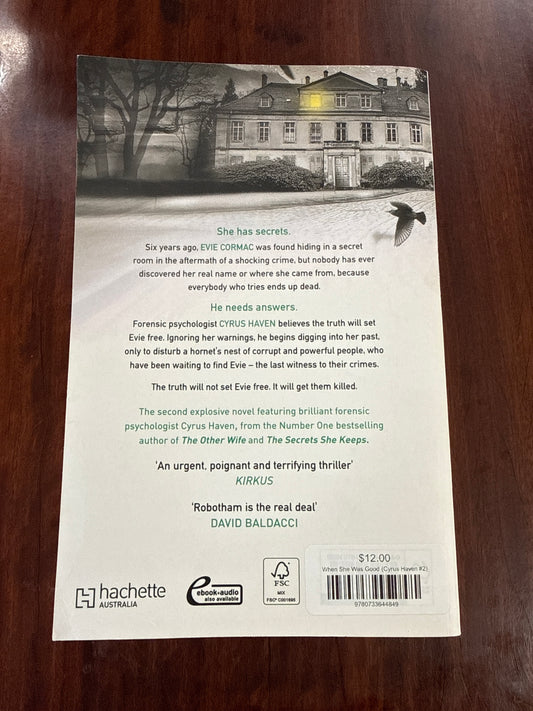 When She Was Good (Cyrus Haven #2)