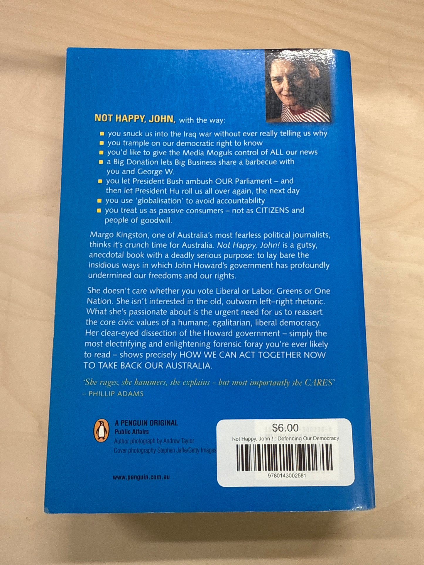 Not Happy, John ! : Defending Our Democracy