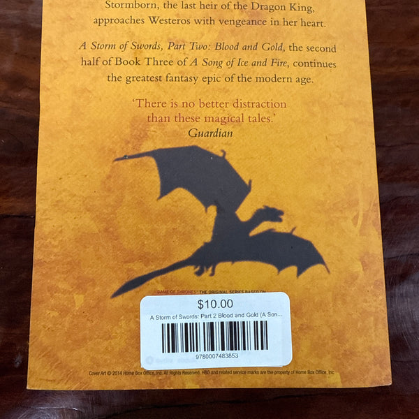 A Storm of Swords: Part 2 Blood and Gold (A Song of Ice and Fire #3)