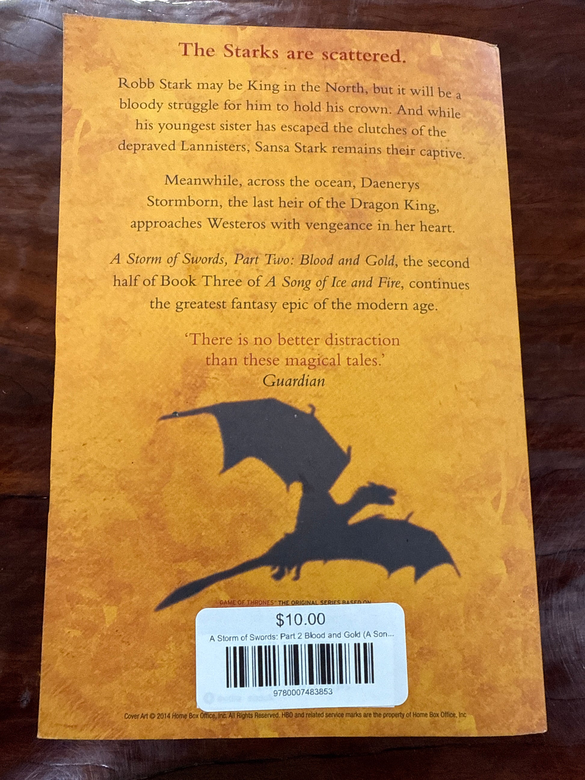 A Storm of Swords: Part 2 Blood and Gold (A Song of Ice and Fire #3)