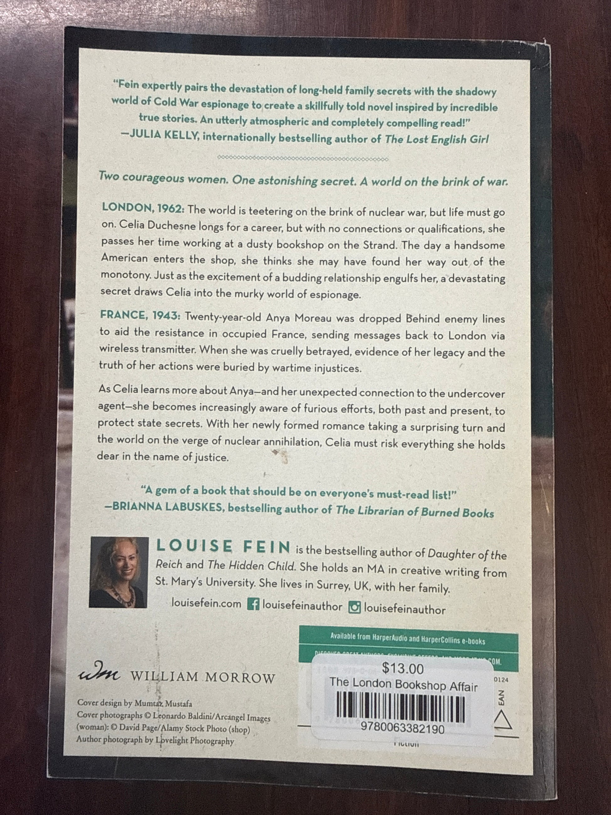 The London Bookshop Affair