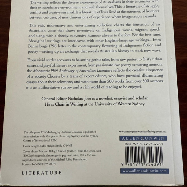 Macquarie PEN Anthology of Australian Literature