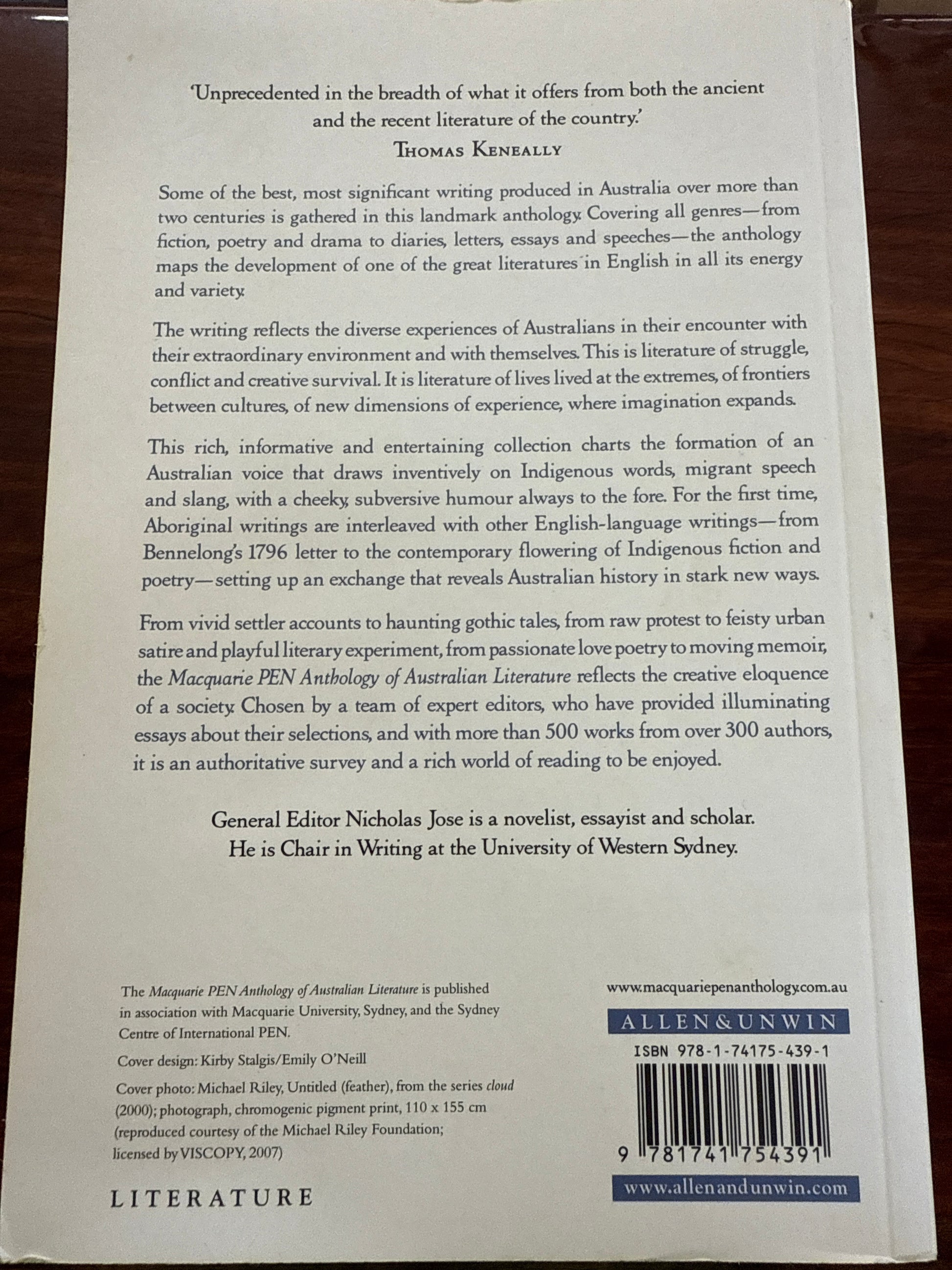 Macquarie PEN Anthology of Australian Literature