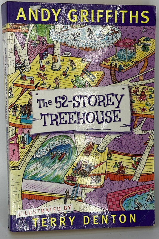 Andy Griffiths The 52-Storey Treehouse front cover used books