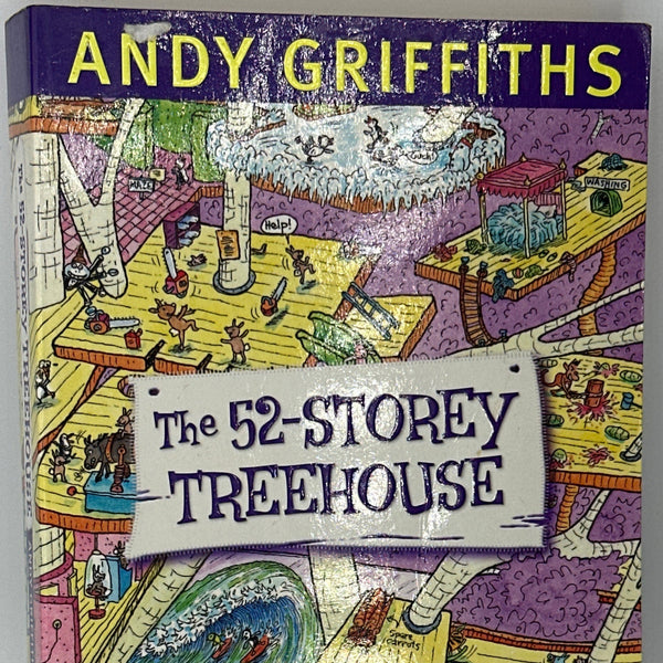 Andy Griffiths The 52-Storey Treehouse front cover used books