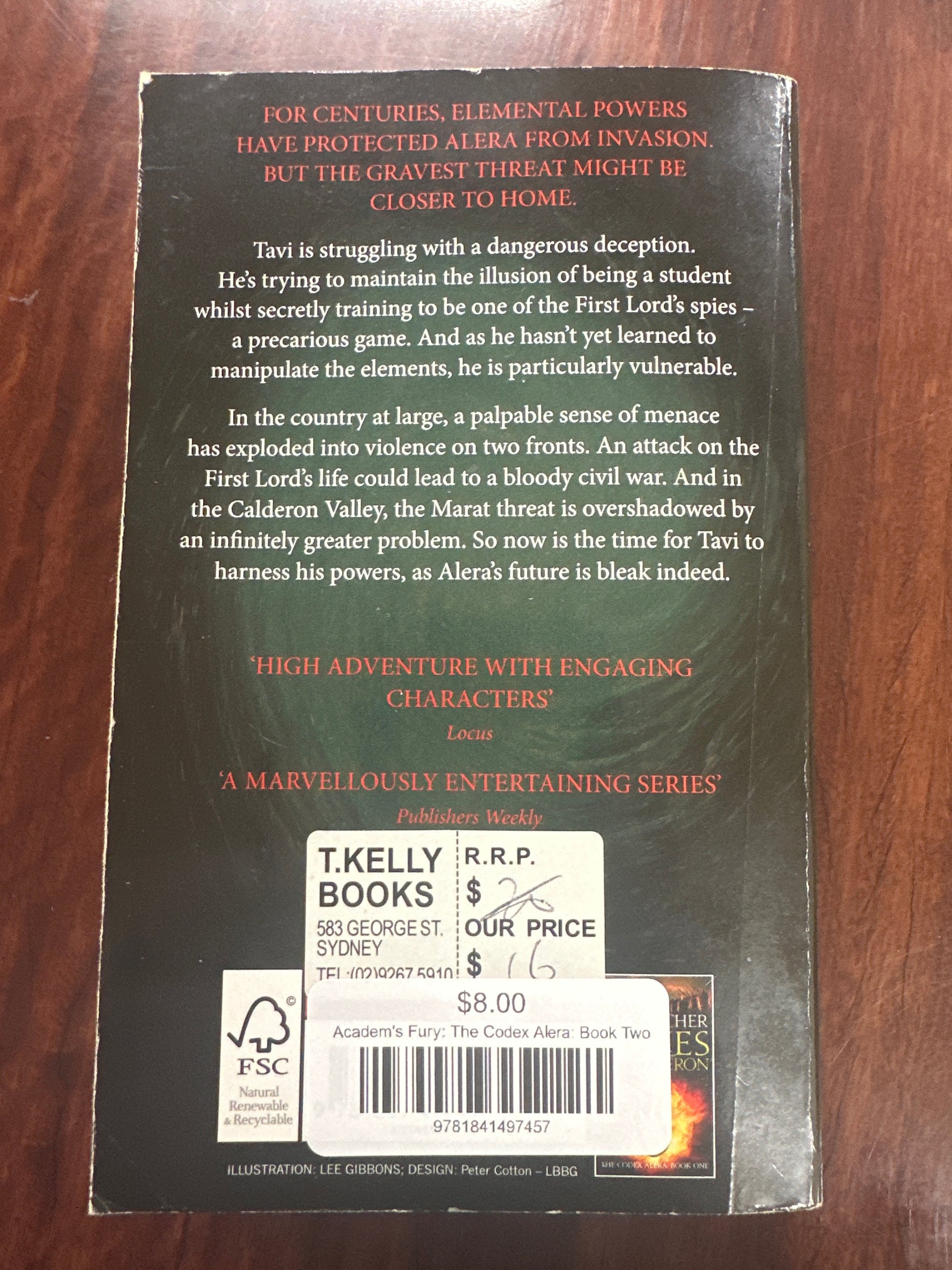Academ's Fury: The Codex Alera: Book Two