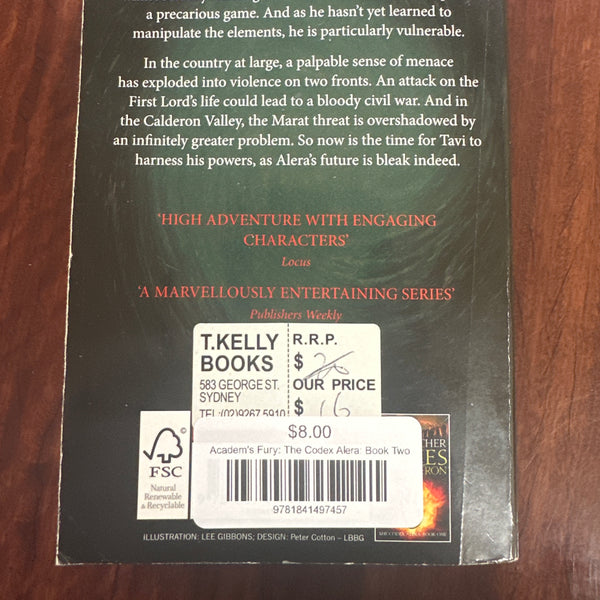 Academ's Fury: The Codex Alera: Book Two