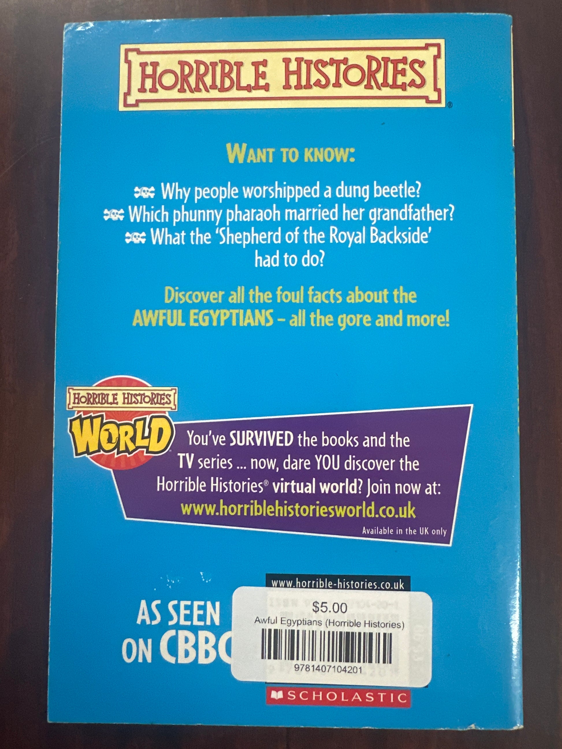 Awful Egyptians (Horrible Histories)