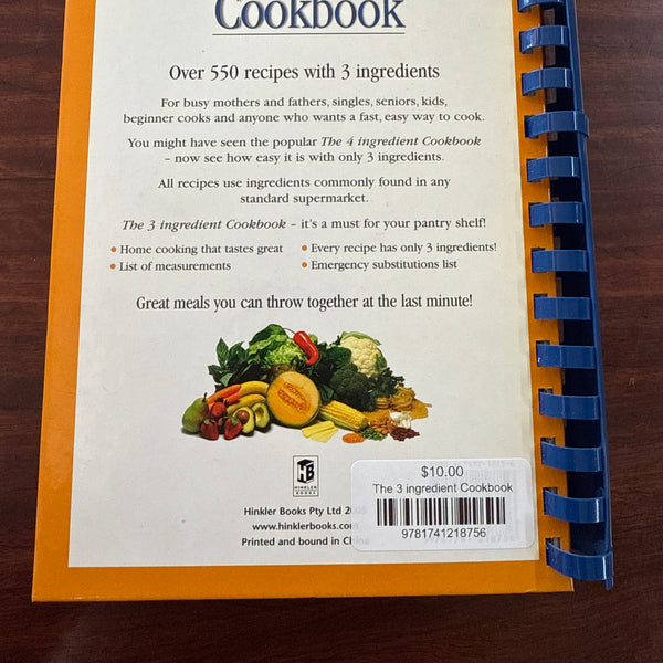 The 3 ingredient Cookbook