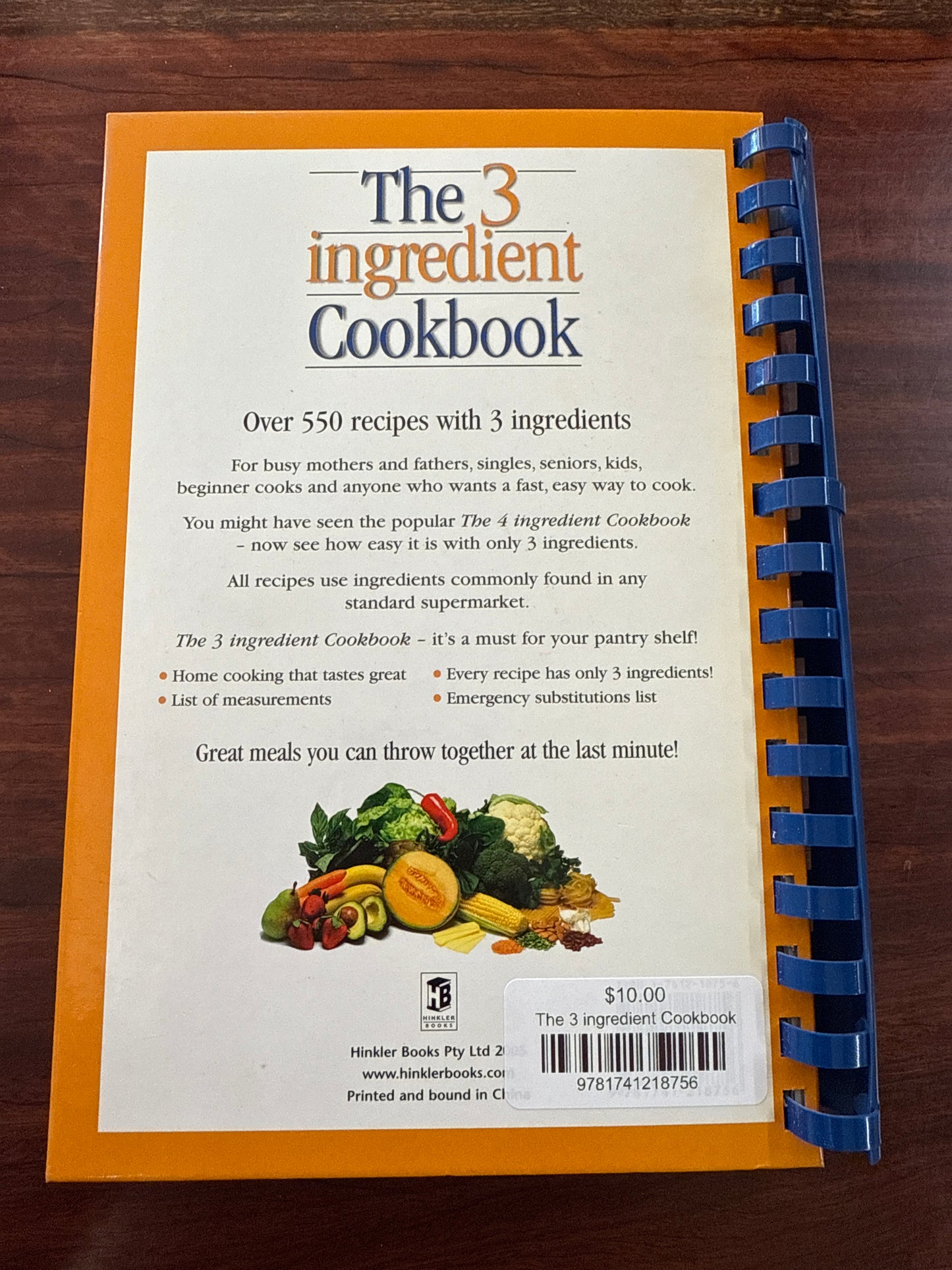 The 3 ingredient Cookbook