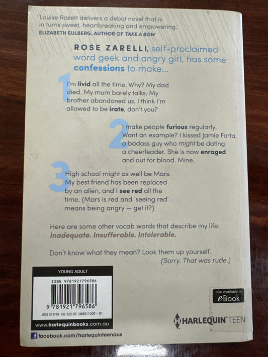 Confessions Of An Angry Girl