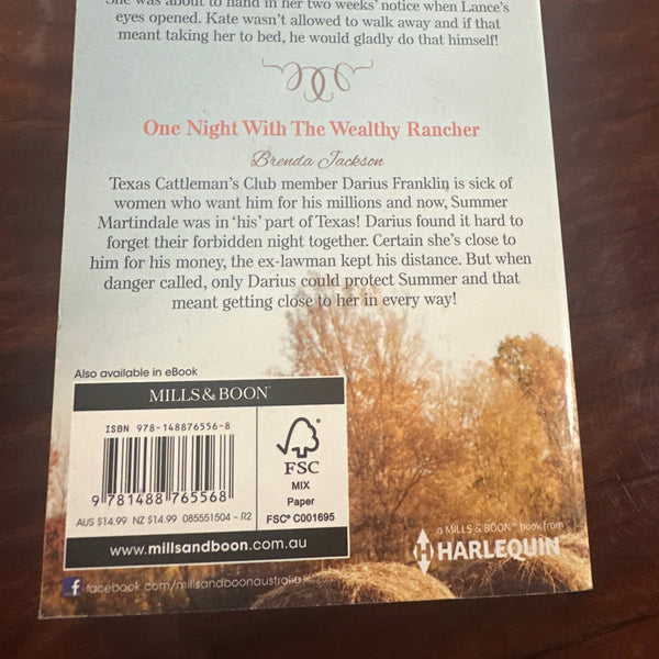 TAMING THE TEXAS TYCOON/ONE NIGHT WITH THE WEALTHY RANCHER