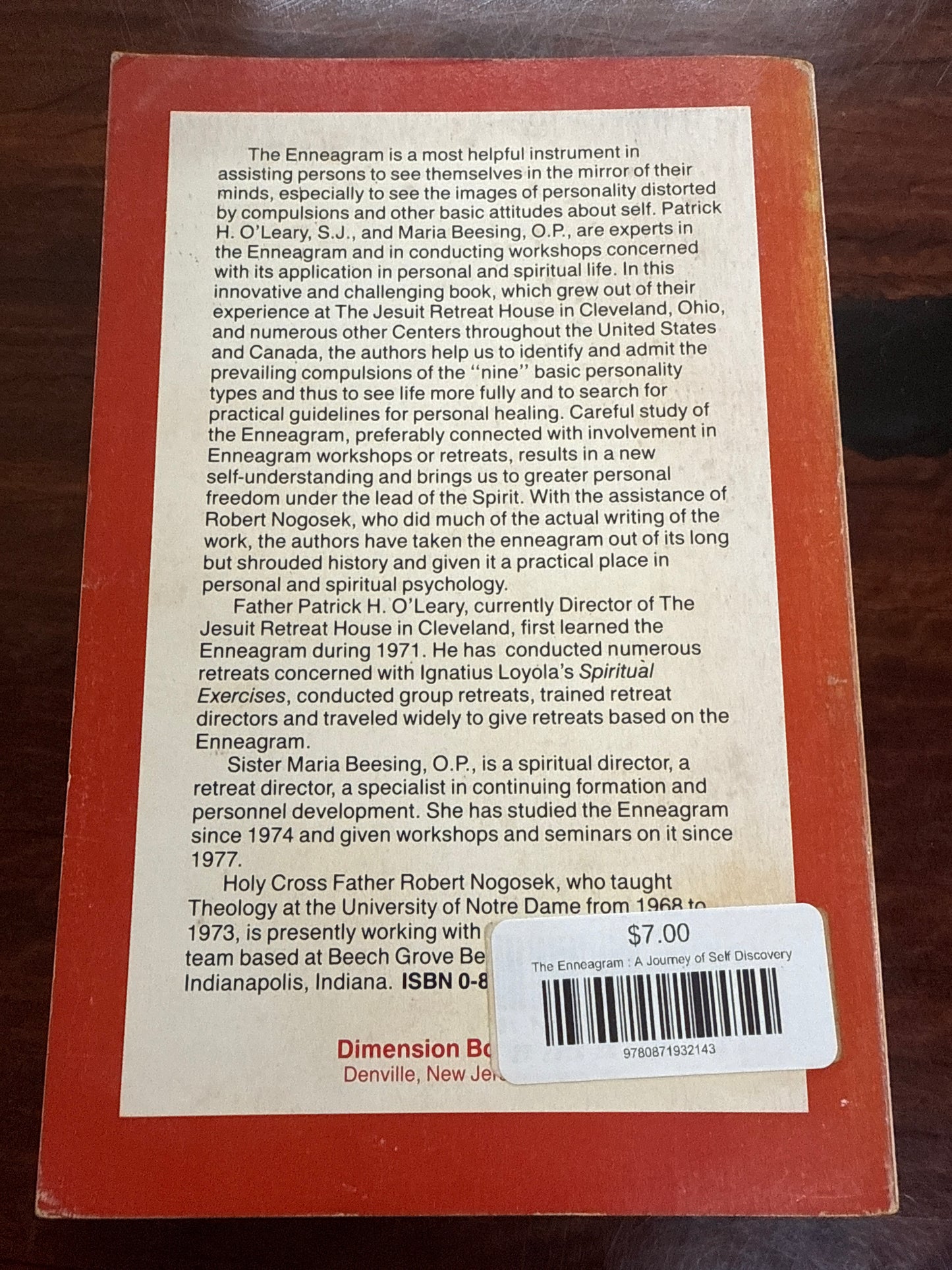 The Enneagram : A Journey of Self Discovery