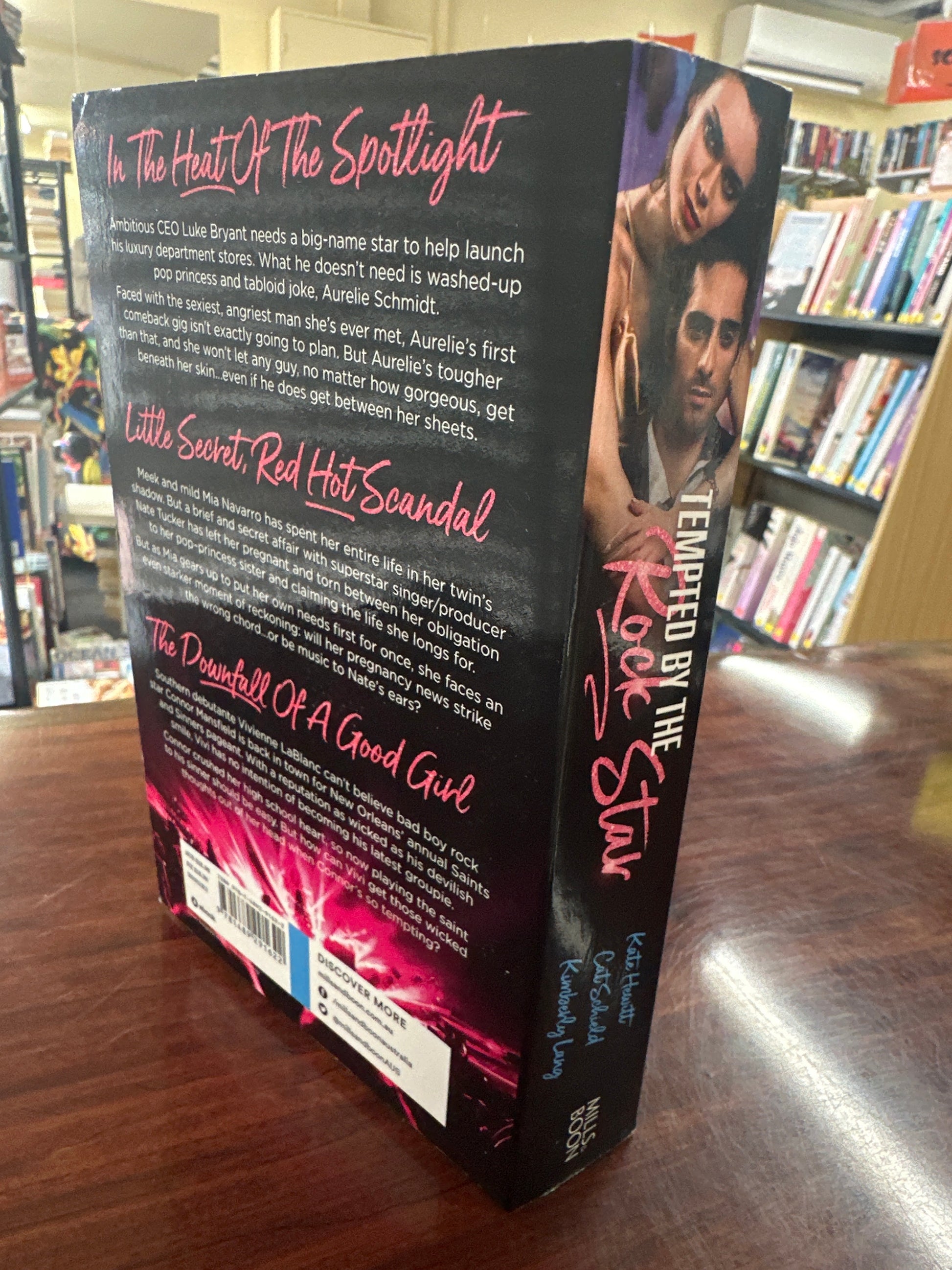 Tempted By The Rock Star: In the Heat of the Spotlight/Little Secret, Red Hot Scandal/The Downfall of a Good Girl