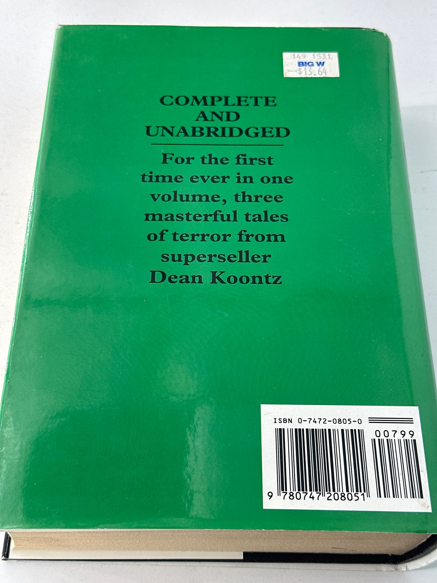 Cold Fire/The Mask/The Face Of Fear (Hardcover)