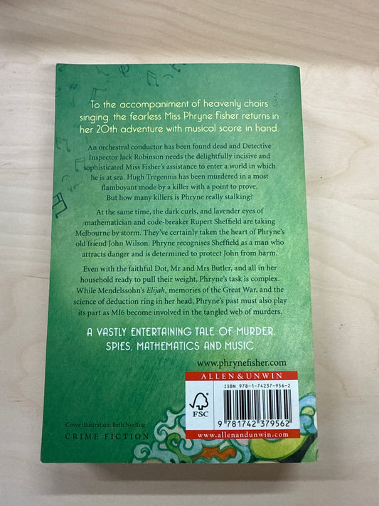 Murder and Mendelssohn (Miss Fisher's Mysteries #20) - SIGNED COPY
