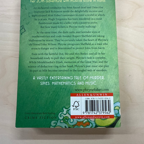 Murder and Mendelssohn (Miss Fisher's Mysteries #20) - SIGNED COPY