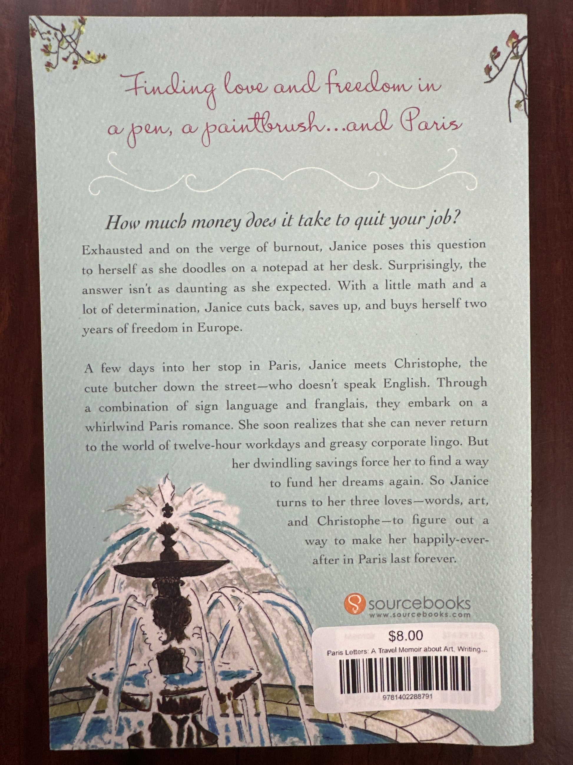 Paris Letters: A Travel Memoir about Art, Writing, and Finding Love in Paris