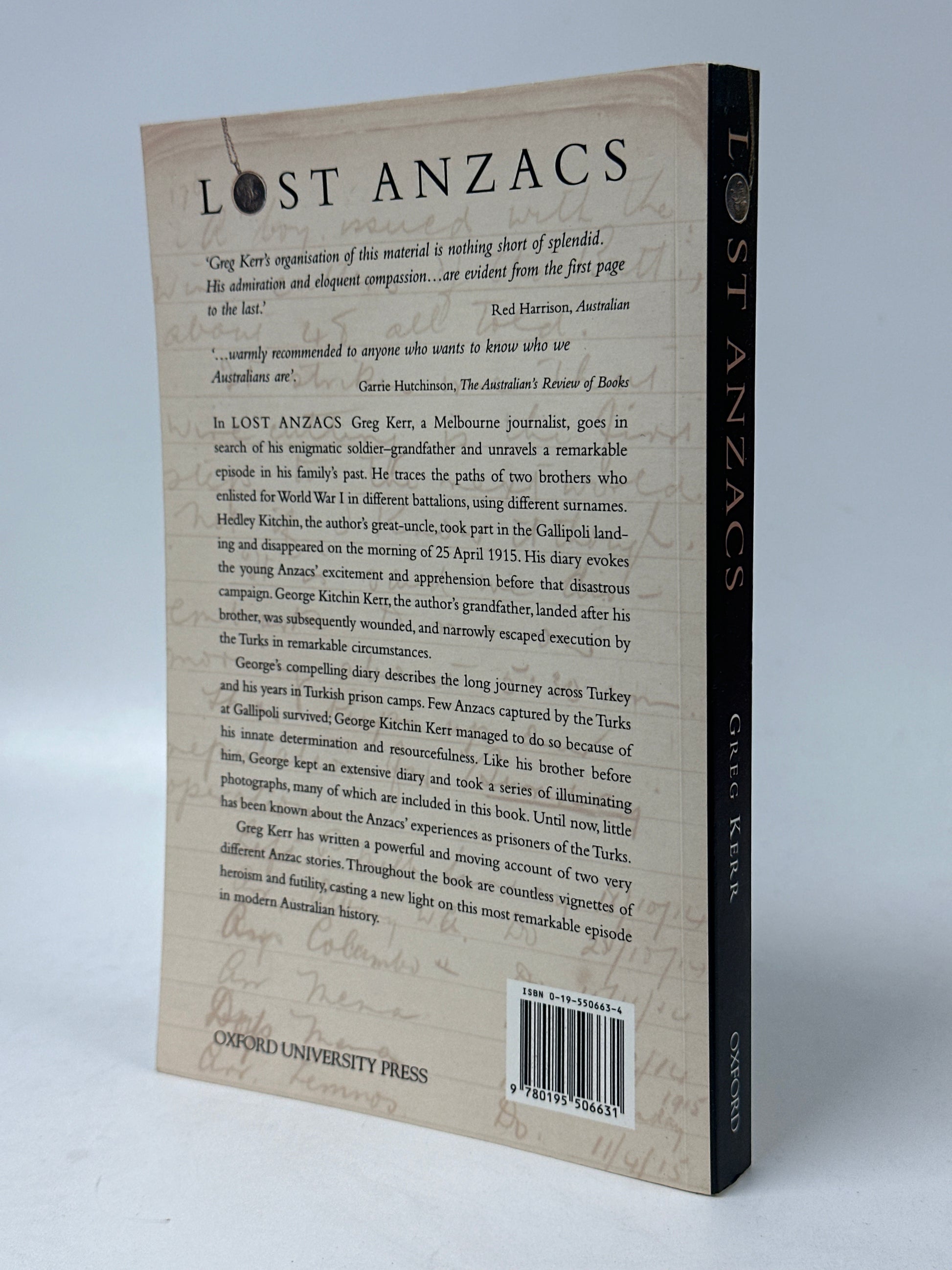 Lost Anzacs: The Story of Two Brothers