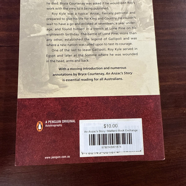 An Anzac's Story