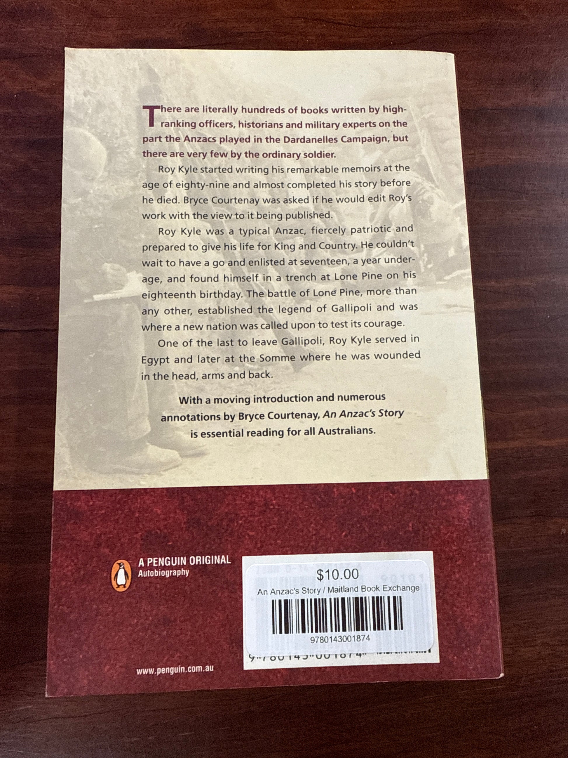 An Anzac's Story