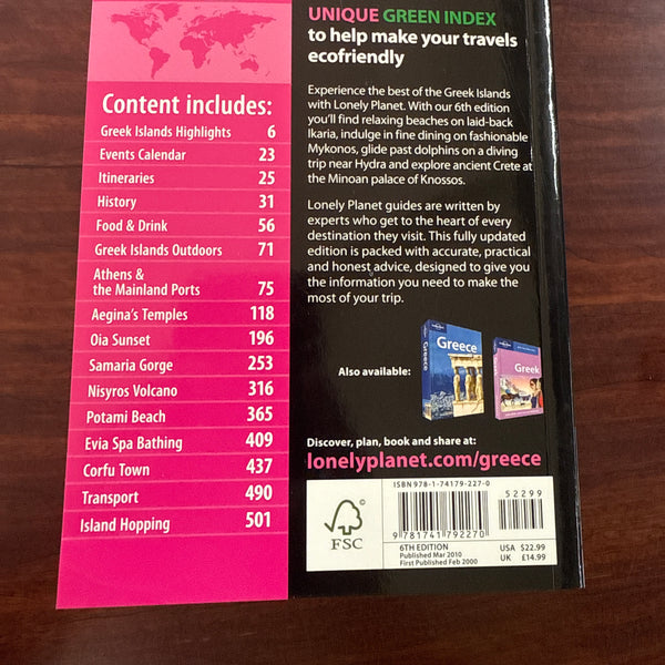 Lonely Planet Greek Islands
