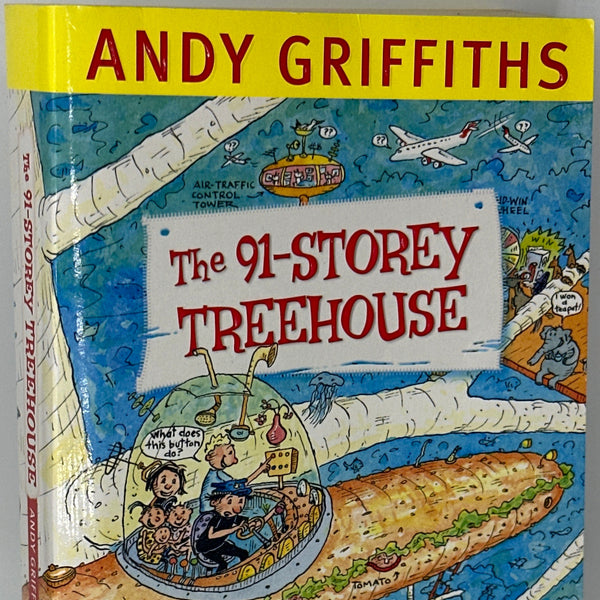 The 91-Storey Treehouse by Andy Griffiths & Terry Denton front cover used books