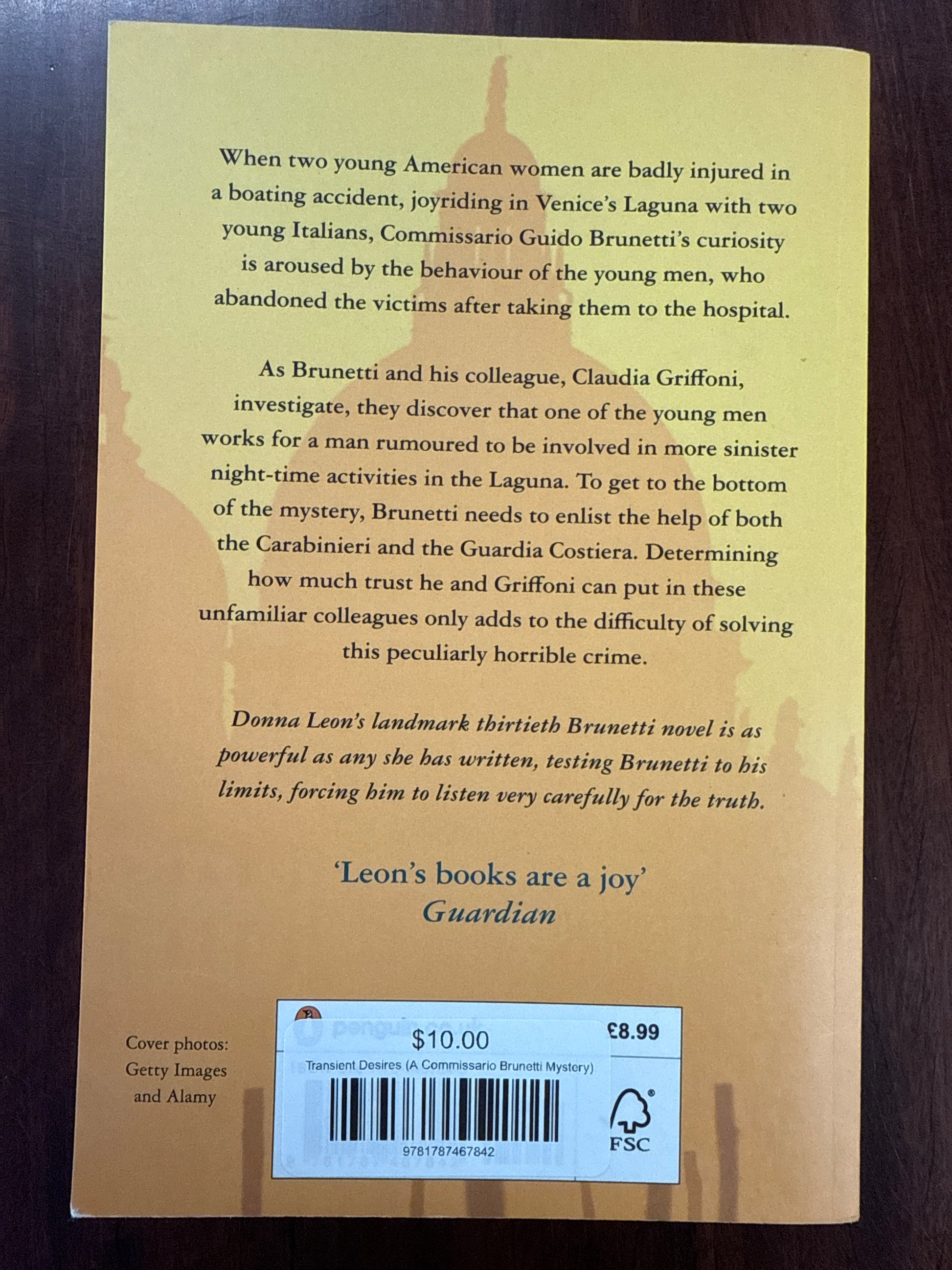 Transient Desires (A Commissario Brunetti Mystery)